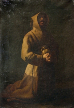 Saint Francis in meditation by Francisco de Zurbarán