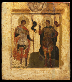 Saints George and Demetrius of Thessalonica by Unknown Artist