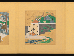 Scenes from The Tale of Genji (Genji monogatari) by Tosa school