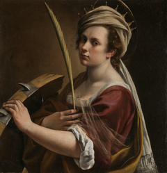 Self-Portrait as Saint Catherine of Alexandria