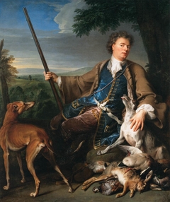 Self-portrait in Hunting Dress by Alexandre-François Desportes