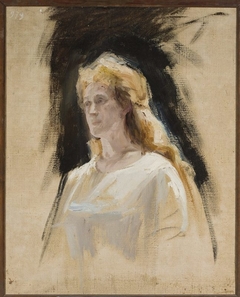 Sieglinde, sketch for the portrait of Adelajda Bolska, actress by Jan Ciągliński