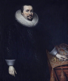 Sir Thomas Coventry, 1st Baron Coventry of Aylesborough (1578-1640) as  Lord Keeper of the Great Seal by Cornelis Janssens van Ceulen