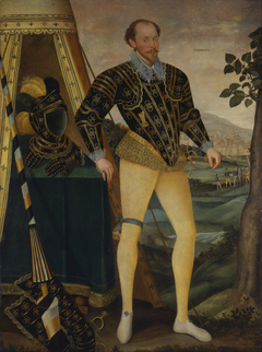 Sir William Drury, of Hawstead, Suffolk (1550–1590) by Daniël van den Queborne