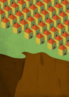 society on the precipice by Andrea Dalla Val