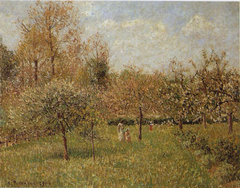 Spring at Éragny by Camille Pissarro