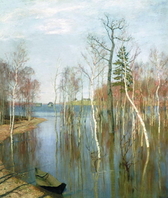 Spring. High water by Isaac Levitan