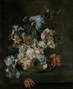 Still Life with Flowers by Cornelia van der Mijn