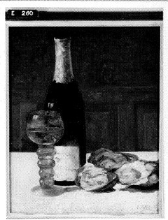 Stilleven met wijnfles, wijnglas en oesters by Evert Pieters