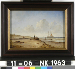 Strandgezicht bij Katwijk aan Zee by Ary Pleijsier