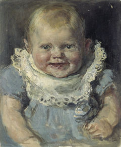 Studie van een baby by Johan Antoni de Jonge