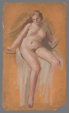 Study for the Painting 'Lady Godiva' by Milan Thomka Mitrovský