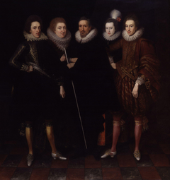 The 1st Earl of Monmouth and his family by Anonymous