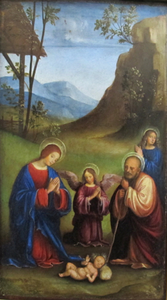 The Adoration of the Child by Francesco Francia