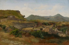 The Amphitheatre of Tusculum and Albano Mountains
