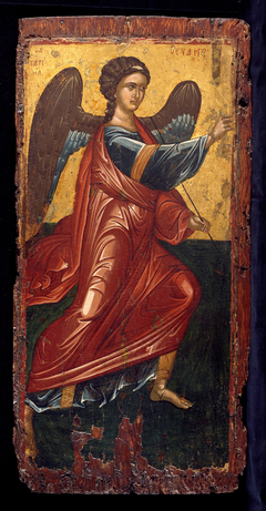 The Archangel Gabriel, from an Annunciation scene on the King's Door of an iconostasis by Anonymous