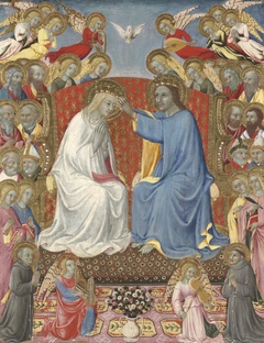 The Coronation of the Virgin by Sano di Pietro