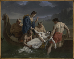 The Death of Sappho by Pierre-Auguste Vafflard