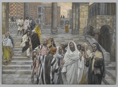 The Disciples Admire the Buildings of the Temple by James Tissot