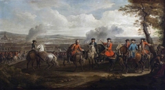 The Duke of Marlborough and his Staff with Troops drawn up before the Battle of Blenheim (Eight Ricordi of the Marlborough House Murals)