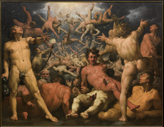 The Fall of the Titans (The Titanomachia) by Cornelis Cornelisz. van Haarlem
