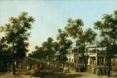 The Grand Walk, Vauxhall Gardens, London by Canaletto