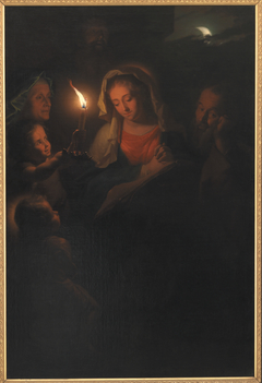 The Holy Family by Godfried Schalcken