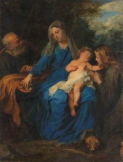 The holy family with Mary Magdalene by Anthony van Dyck