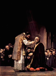 The last communion of St Joseph of Calasanz by Francisco de Goya