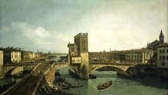 The Old Ponte delle Navi in Verona by Bernardo Bellotto