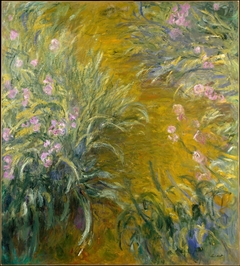 The Path through the Irises by Claude Monet