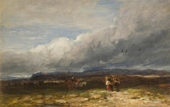 The Peat Gatherers by David Cox Jr