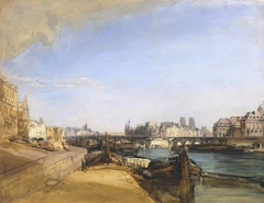 The Pont des Arts, Paris by Richard Parkes Bonington