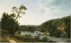The River Liffey in Lucan House Demesne by Thomas Roberts