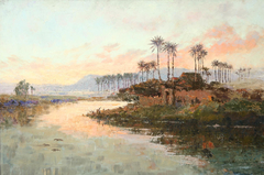 The Sacred Lake of Karnak by William Francis Barraud