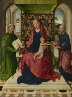 The Virgin and Child with Saint Peter and Saint Paul by Anonymous