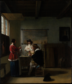The Visit by Pieter de Hooch
