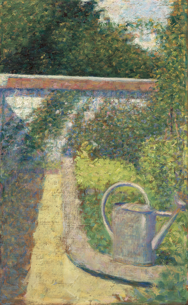 "The Watering Can - Garden at Le Raincy" Georges Seurat ...