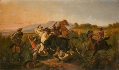 The Wild Bull Hunting