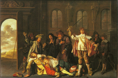 Theatre Scene from Lucelle by Bredero by Jan Miense Molenaer