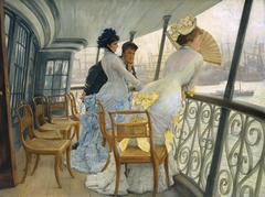 The Gallery of HMS Calcutta (Portsmouth) by James Tissot
