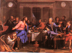 Le repas chez Simon by Philippe de Champaigne