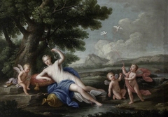 Venus and Three Cupids in a Landscape by Anonymous