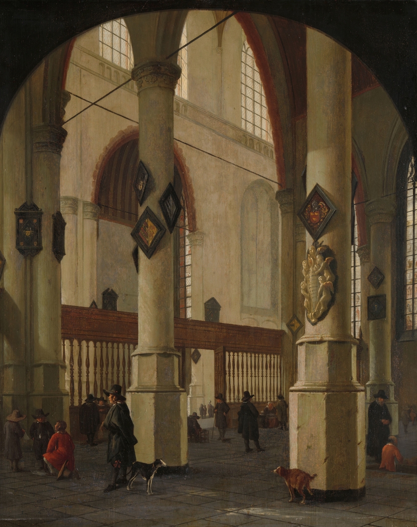 View in the Oude Kerk, Delft