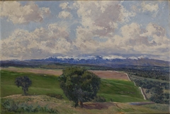View of the Guadarrama Mountains by Aureliano Beruete
