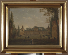 View of the Wilanów Palace from the courtyard by Wincenty Kasprzycki