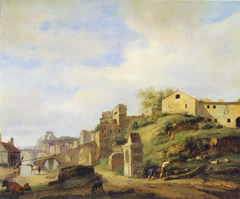 View on the Tiber River, Rome
