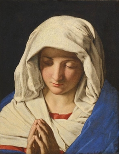 Virgin in Prayer by Giovanni Battista Salvi da Sassoferrato