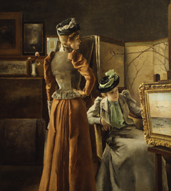 Visit to the Studio by Alfred Stevens