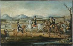 Washington Reviewing the Western Army at Fort Cumberland, Maryland by Anonymous